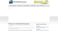 Desktop Screenshot of irishhealthinsurance.ie